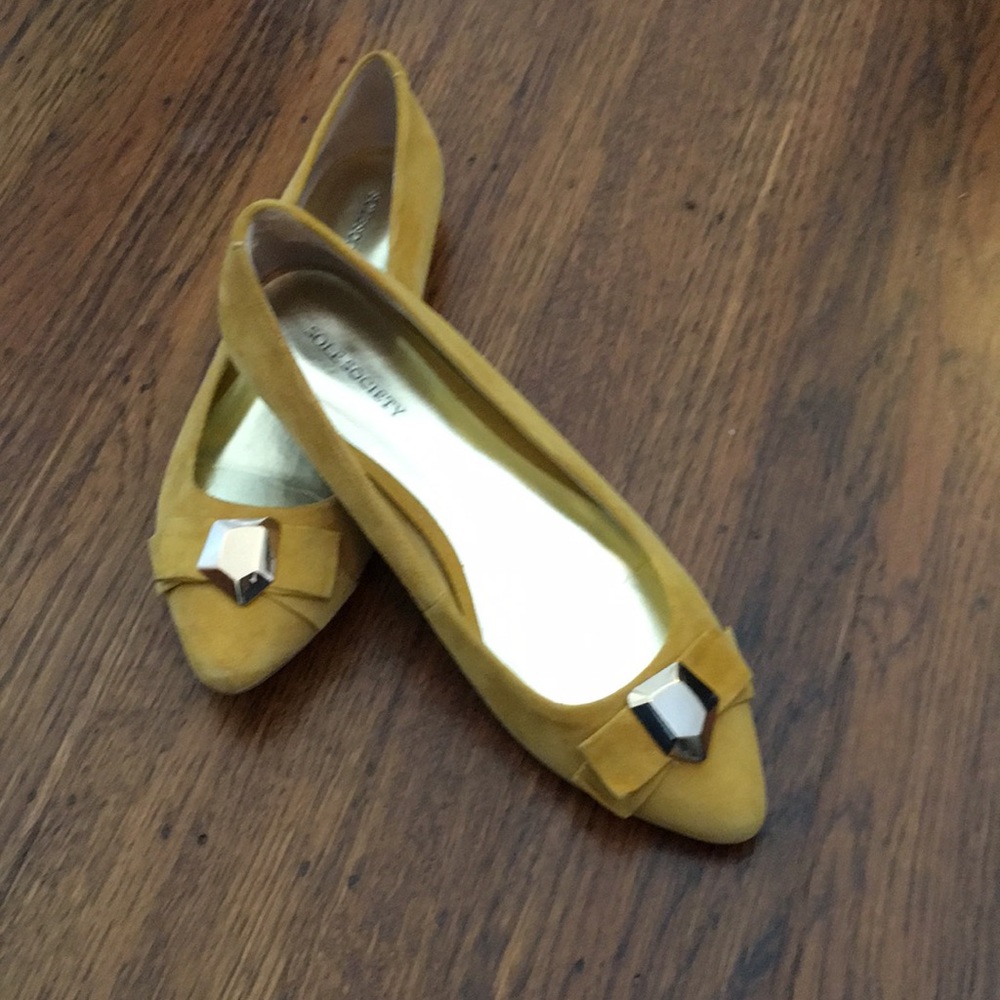 Sole Society Mustard Flats